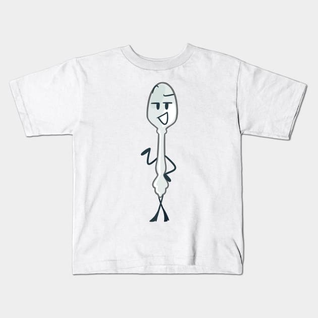 Silver Spoon (Inanimate Insanity) Kids T-Shirt by PuppyRelp